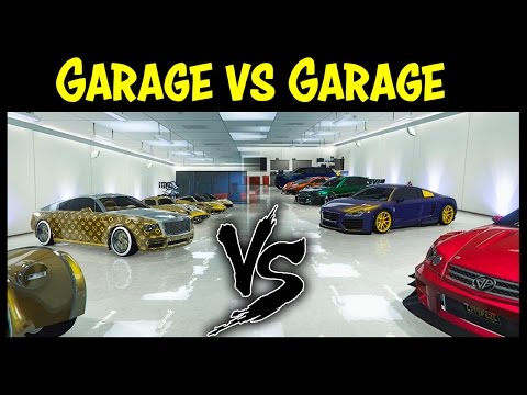 GTA 5 Online GARAGE vs GARAGE EP. 16 GOLD EDITION! (Best Cars Competition)