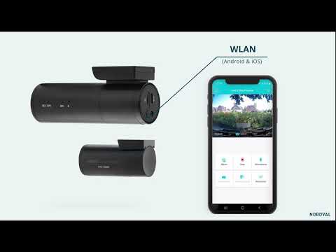 Nordväl DC102 Dashcam 2CH 2K  WiFi  [Promo video 2021] - Deutsch