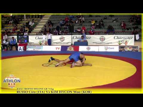 SEMIFINALE GR 74 Kg RUSSO Ciro ITA Vs KIM HYCON Woo KOR