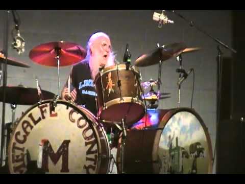 Fred Young of The Kentucky Headhunters with his solo drum performance
