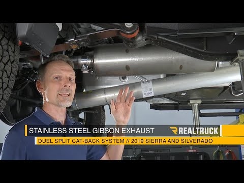 How to Install Gibson Exhaust Systems on a 2019 GMC Chevy 1500 Crew Cab 5.3 V8