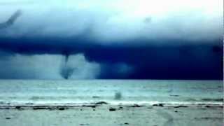 preview picture of video 'Waterspout sighted at Gumasa'