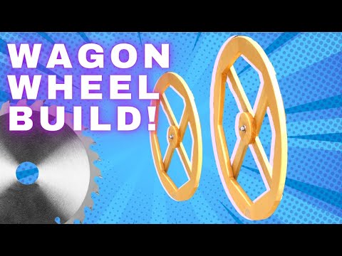 How to Cut a Circle on a Table Saw! Prop Wood Wheels! #props #woodworking #wood #circle