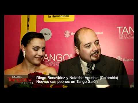 Diego Benavídez Hernández y Natasha Agudelo Arboleda - Campeones Tango Salón 2011 - 0054TangoTv