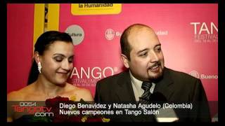 Diego Benavídez Hernández y Natasha Agudelo Arboleda - Campeones Tango Salón 2011 - 0054TangoTv