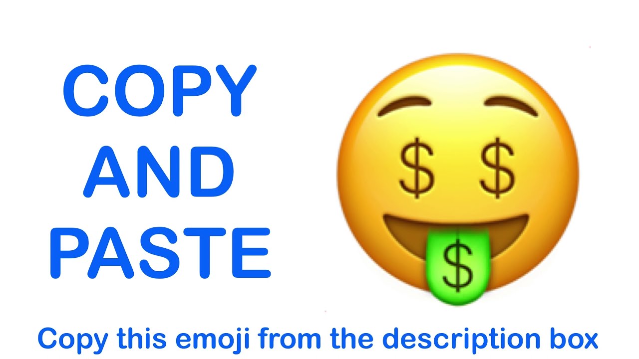 Money Mouth Face EMOJI ( APPLE ) - COPY and PASTE EMOJIS 🤑