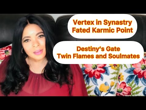 Vertex in Synastry Fated Karmic Point, Destiny’s Gate. Twin flames and Soulmate Link.