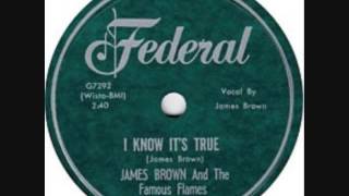 JAMES BROWN   I Know It&#39;s True   78   Jan &#39;60