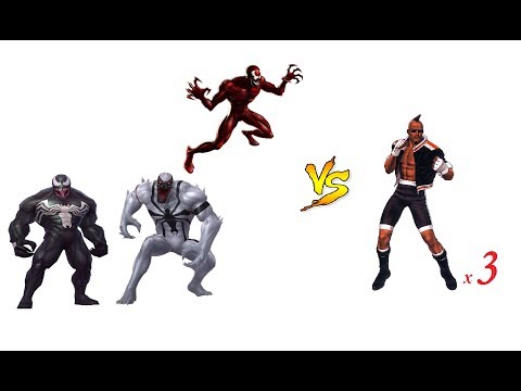 MUGEN (EC): VENOM & CARNAGE & ANTI-VENOM  vs  HEAVY D (x3) (REQUEST)