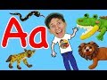 Animal Alphabet Phonics Song For Kids | Wild Animals | Learn English
Children