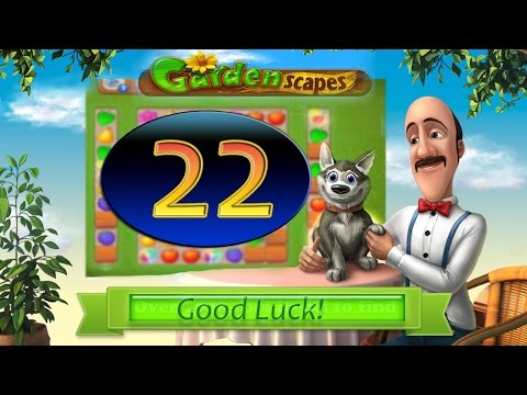 Gardenscapes 22 level Walkthrough