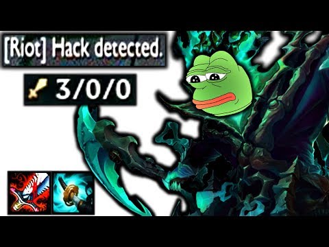 Report 9x Thresh pls, he oneshots everyone - Riven, 7 years old