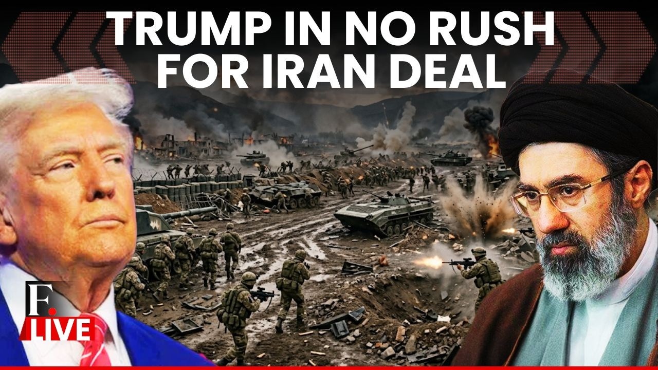 LIVE: Trump Says 'Don’t Rush' On Iran Deal, Claims 75% Targets Hit | Firstpost Live