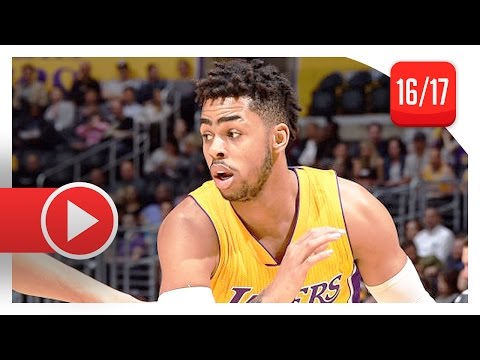 D'Angelo Russell Full Highlights vs Wizards (2017.03.28) - 28 Pts, 9 Ast, 6 Reb