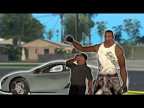 CJ Teaches CJ Junior to Drive - Talking GTA San Andreas