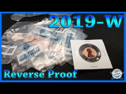 Searching 20x 2019-W Reverse Proof Pennies!