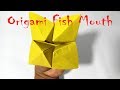 How To Make Origami Fish Mouth Paper Fish Head Easy Way 2017