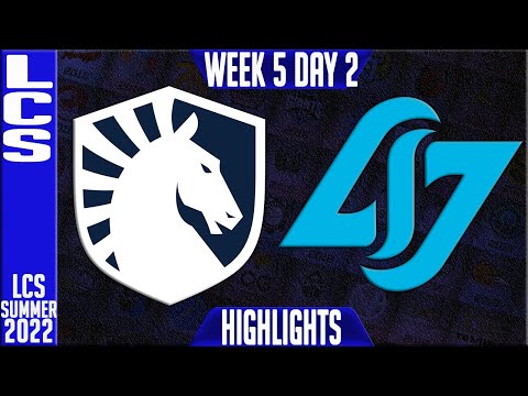 TL vs CLG Highlights | LCS Summer 2022 W5D2 | Team Liquid vs Counter Logic Gaming