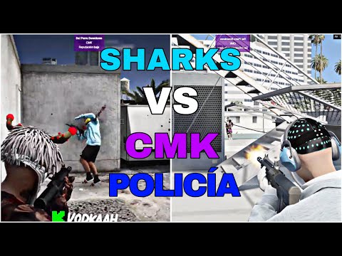 TIROTEO SHARKS VS CMK Y POLI | 4RMAS L4RGAS | DOVUXLIFE