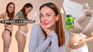 first trimester recap - not what I expected! symptoms, must haves & bump chat 💛 *first pregnancy*