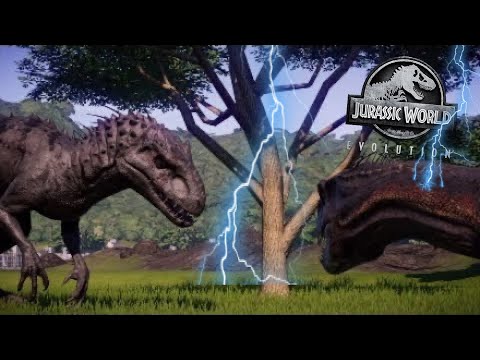 INDORAPTOR VS INDOMINUS REX!!! - Jurassic World Evolution: BATTLE ROYAL