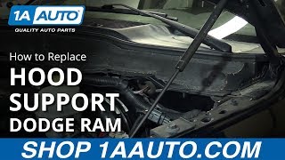 How to Replace Hood Lift Support 2002-08 Dodge Ram 1500