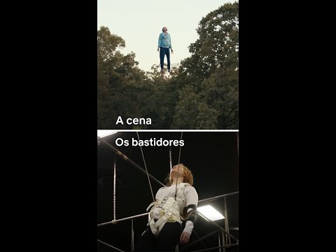 Sadie Sink LEVITANDO nos bastidores de Stranger Things 🤯 | NetflixBrasil #strangerthings
