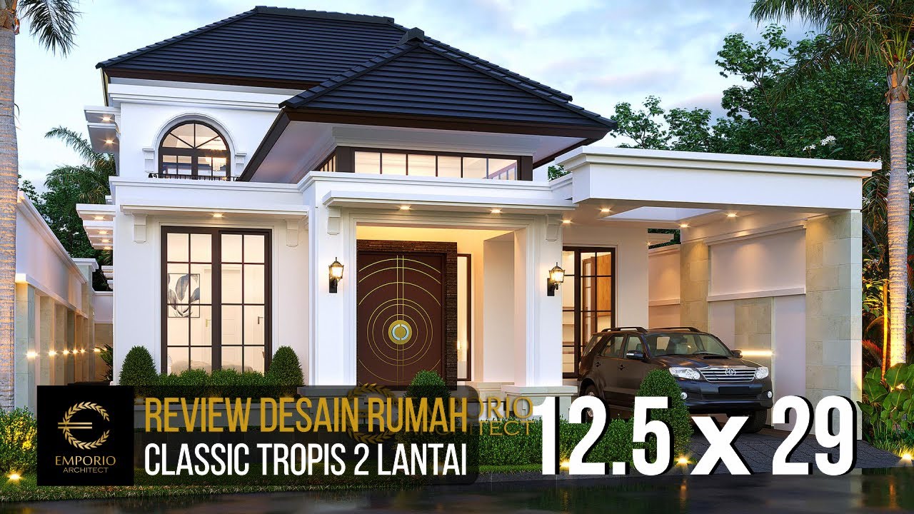 Desain Rumah Classic 2 Lantai Ibu Joanne Yogyakarta