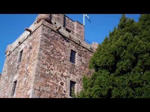 Saltire Elcho Castle Perthshire Scotland
