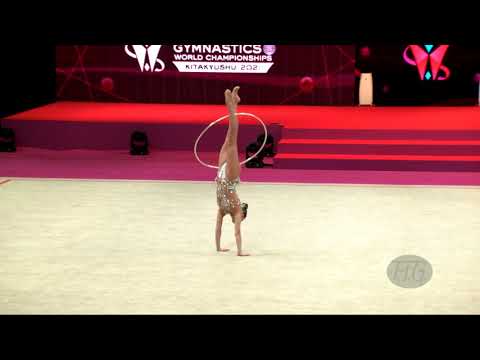 DRAGAN Annaliese (ROU) - 2021 Rhythmic Worlds, Kitakyushu (JPN) - Qualifications Hoop