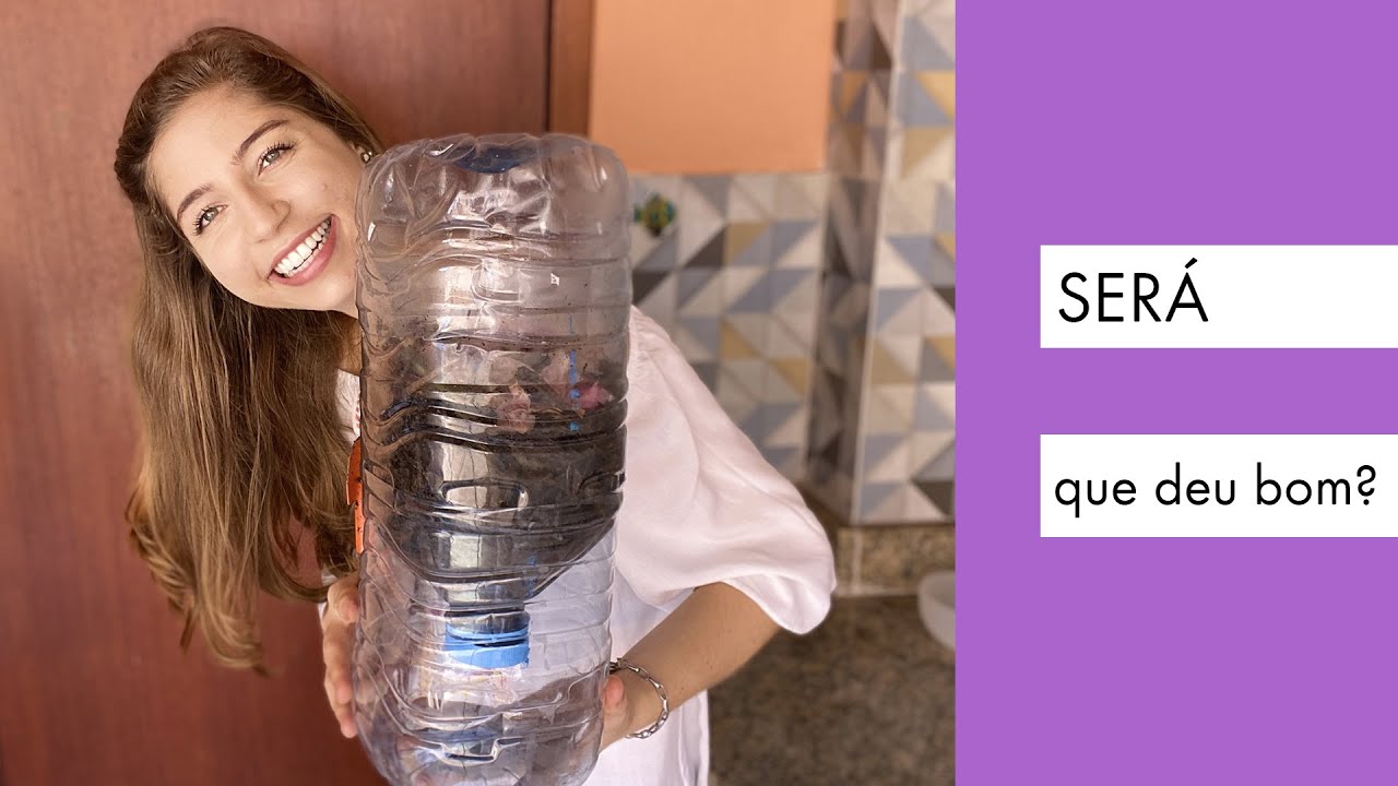 MINHA COMPOSTEIRA CASEIRA DEPOIS DE 24 DIAS |  VLOG DA RAY