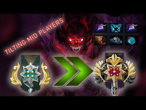 13 Min RAGE QUIT !! Shadow Demon Mid- Coach SW- Dota 2 pro gameplay