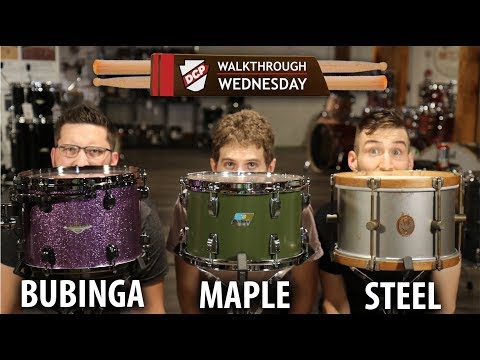 A&F Raw Steel, Tama Starclassic Bubinga, Ludwig Classic Maple - 3 Drum Sets Tested!