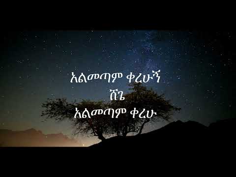 ተሾመ ምትኩ (አልመጣም ቀረሁ ) Teshome mitku (almetam kerehu) With Lyrics