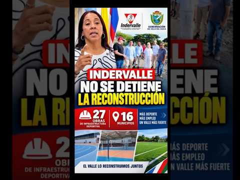 Terremoto no detiene las obras: Valle mantiene 27 proyectos deportivos #shorts