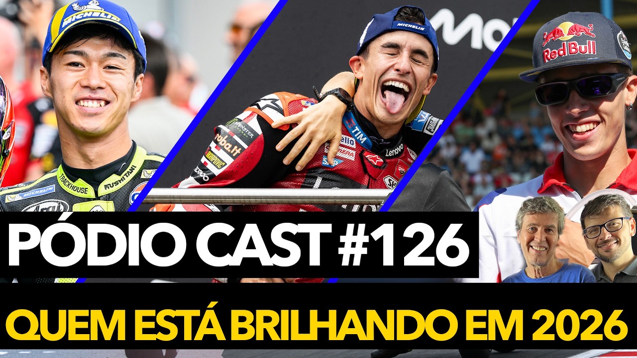 Ogura 'ACIMA' de Martín? MÁRQUEZ, Diogo BRILHANDO e mais: os DESTAQUES da 1ª metade da MOTOGP 2026