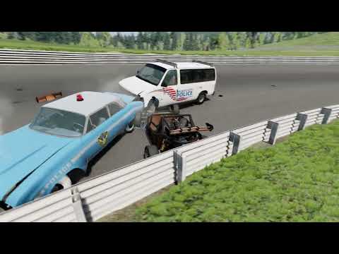 Loss of Control Car Crashes  BeamNG Drive