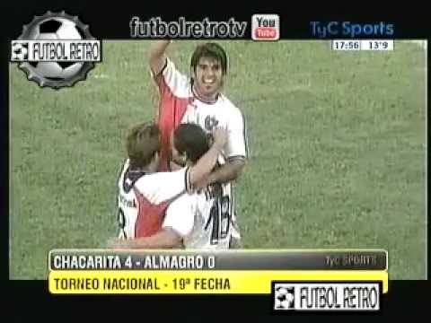 Chacarita Jrs 4 vs Almagro 0 Nacional B 2008/09 fecha 19 FUTBOL RETRO TV