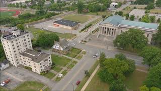 Fourteen short drone clips of the North Side of Youngstown, Ohio as of Aug. 2020