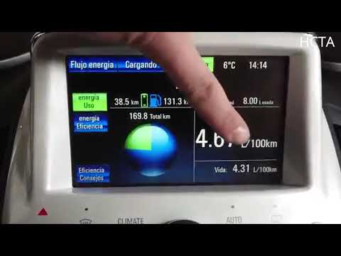 Opel Ampera/chevrolet Volt viaje de 180km en modo Drive RETENER