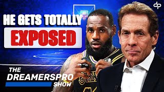 Skip Bayless Gets Totally Exposed For Turning On Lebron James After Picking The Lakers To Win