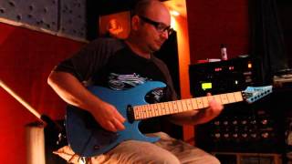 KLEe project guitar session with Marco Sfogli at Memphistudio Rome