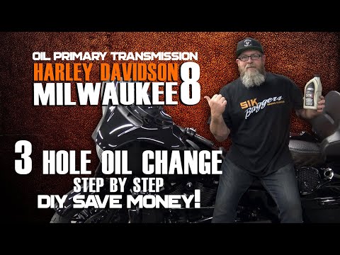 ⚡Milwaukee 8 - 3 Hole Oil Change @harleydavidson Touring - How To⚡