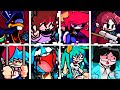 NO PARTY but Every Turn a Different Character Sings 🎶⚡ (FNF Mario Madness v2 )