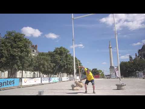 Lancer de botte de paille (Jeux de Bretagne à Nantes 2022- drone)