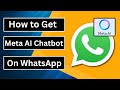How to Get Meta Ai on WhatsApp / iPhone