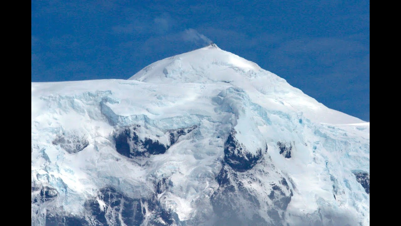 Rare video of Heard Island volcano Big Ben erupting