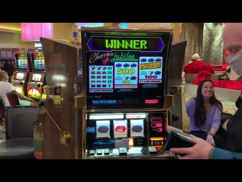 Two Jackpots At The Same Time! Cherries Jubilee Slot Machines At MGM Grand Las Vegas! Boom!