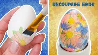 Decoupage Easter Eggs | How to Decoupage Eggs with Napkins