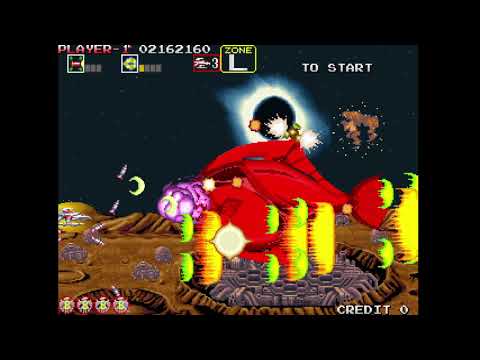 Darius Gaiden - Arcade - 1cc No Miss -  Survival Route (ABDHLQV) - 30hz rapid fire